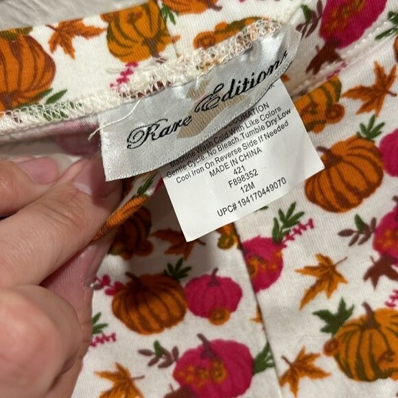 Rare Editions 2 Piece Holiday Fall Outfit Size 12 Months - Picture 5 of 6